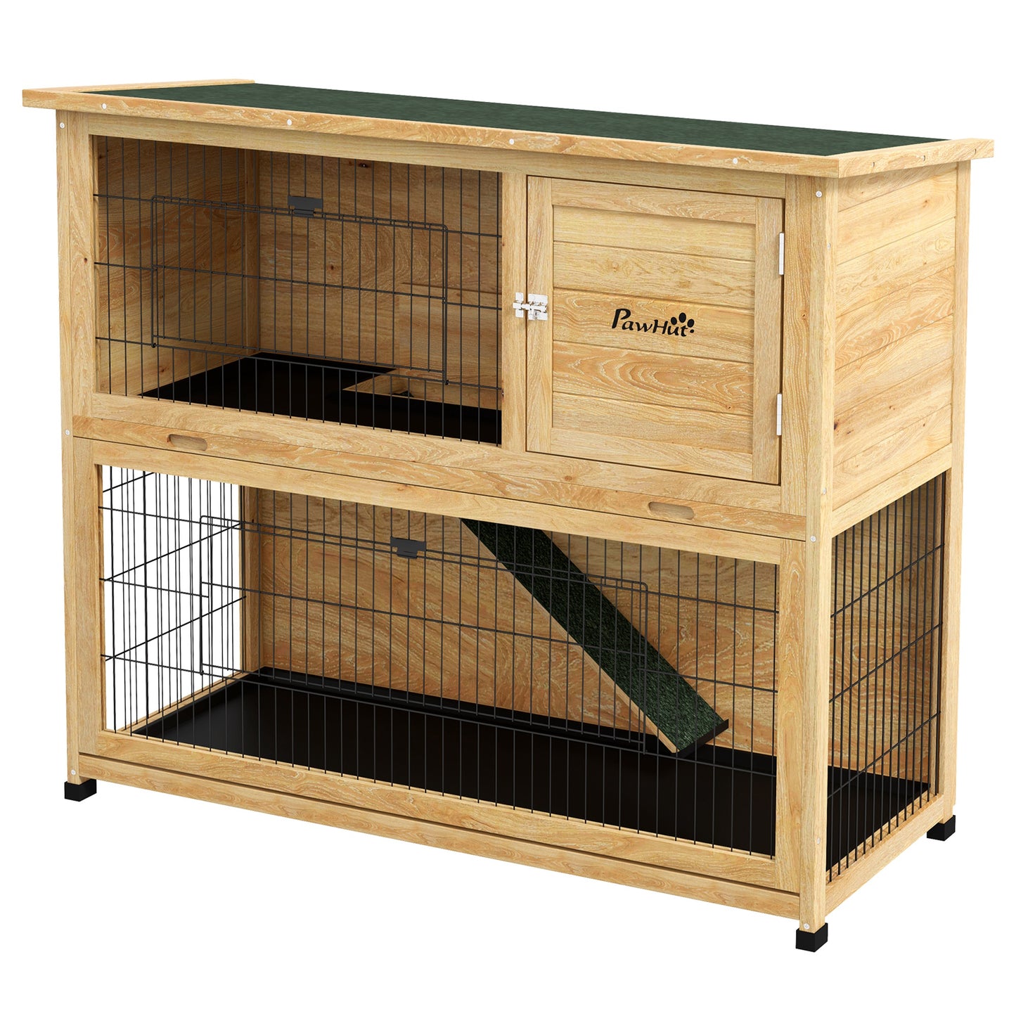 Clapier pour lapins & rongeurs en bois de sapin