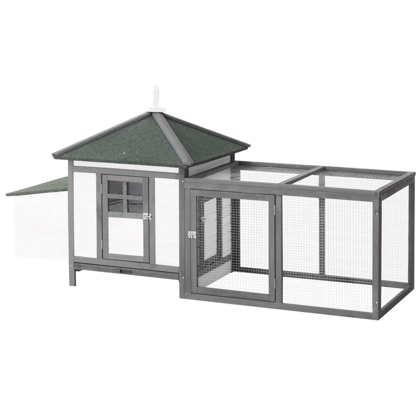 Poulailler cottage multi-équipement en bois pin