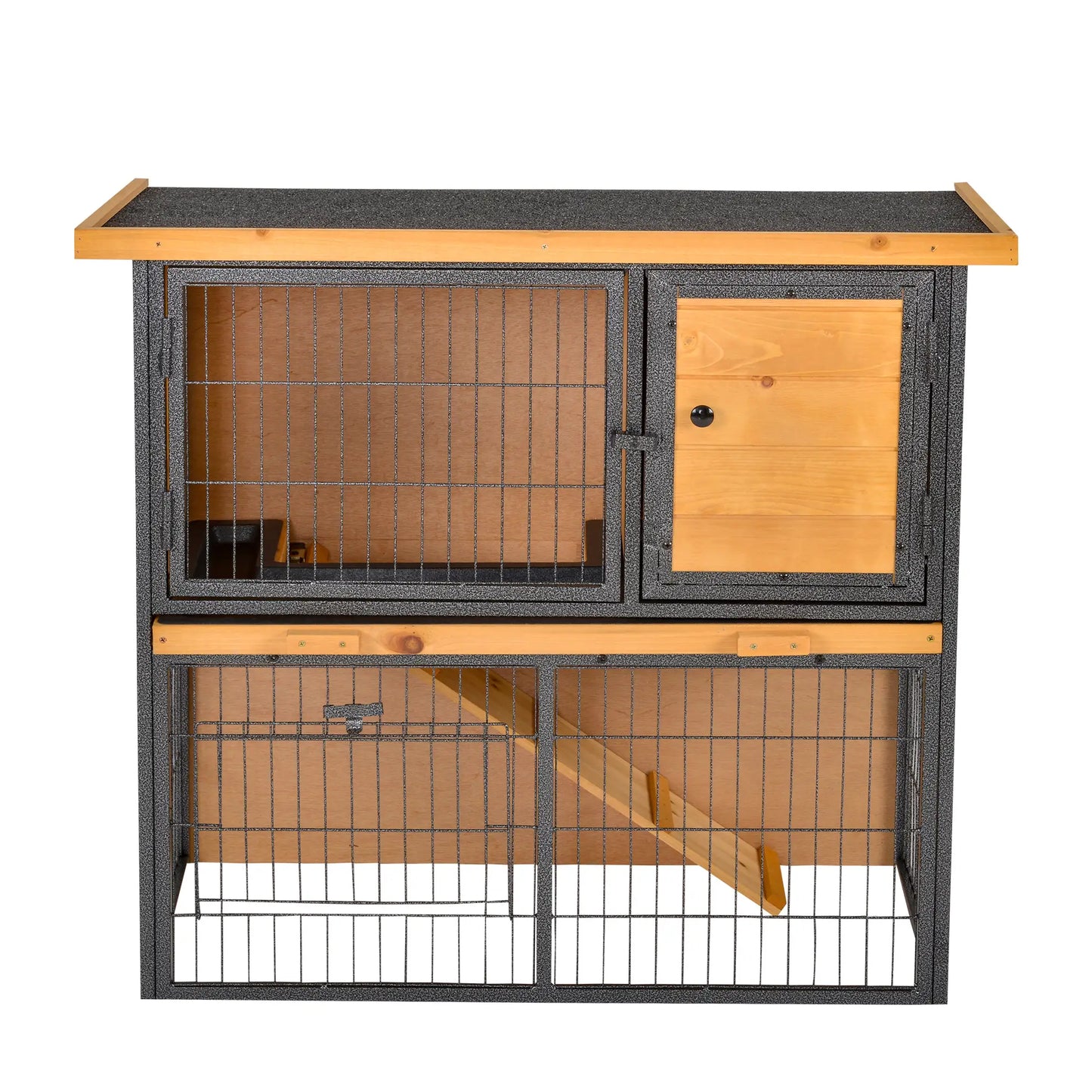Clapier pour lapins & rongeurs en bois de pin