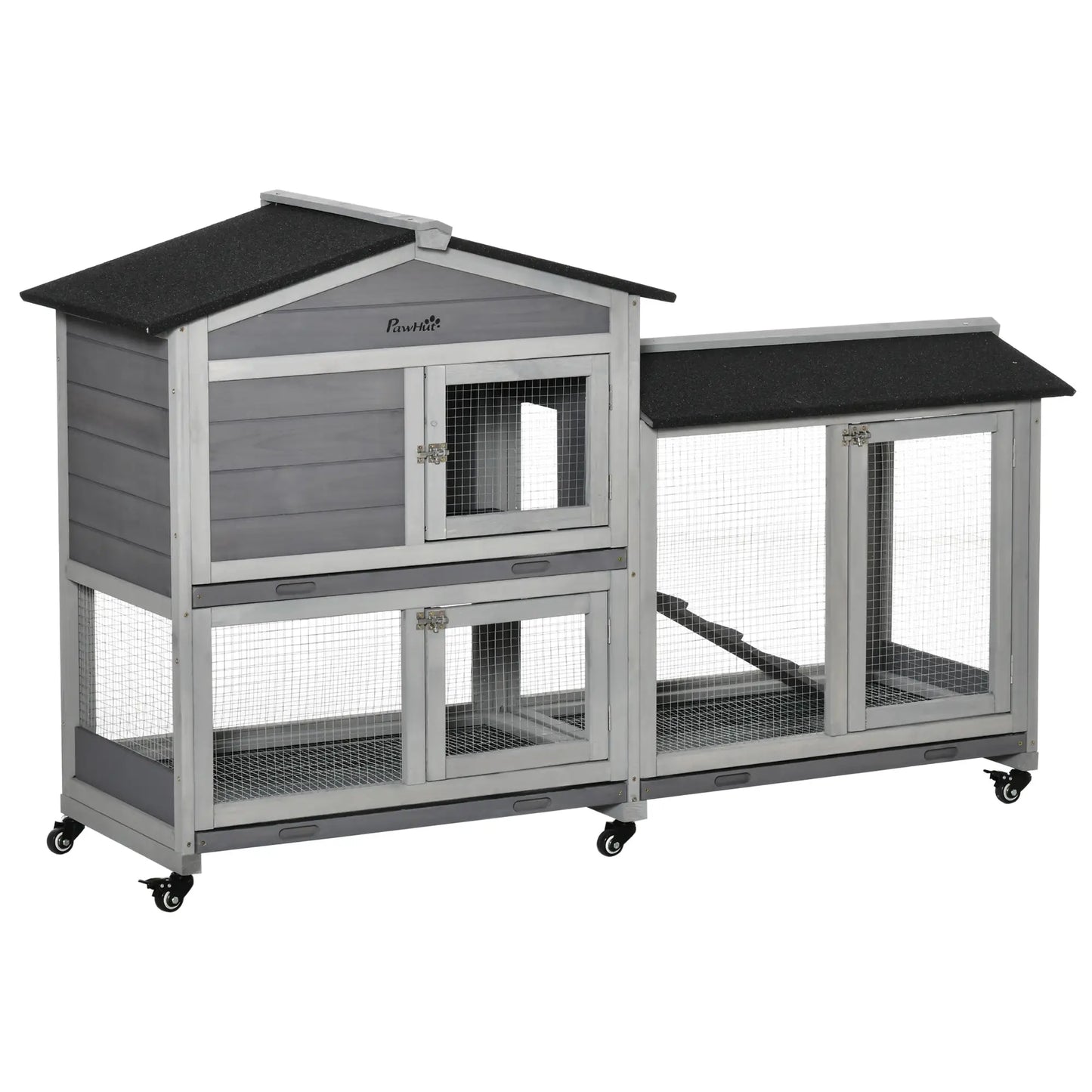 Clapier pour lapins & rongeurs en bois de sapin