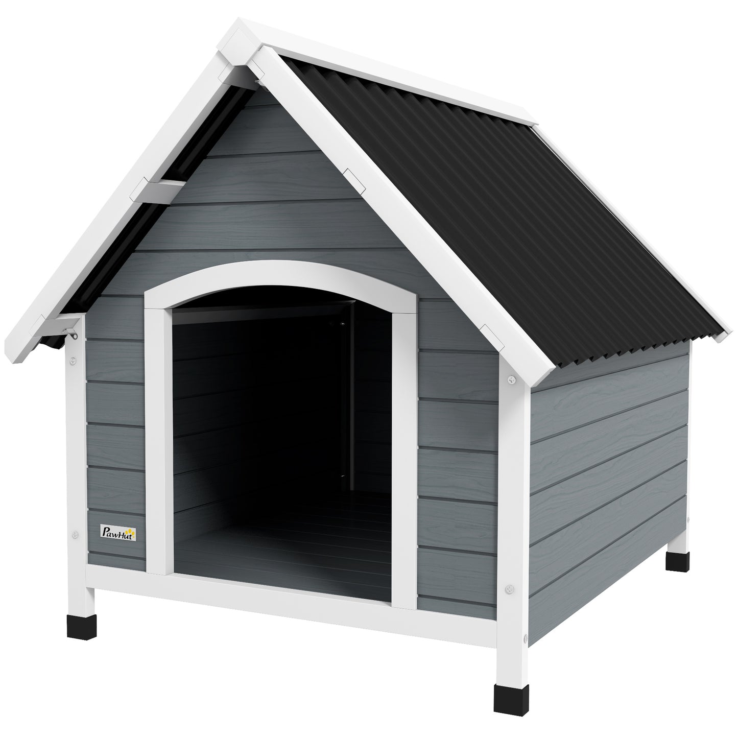 Niche pour chien extérieure en bois de sapin