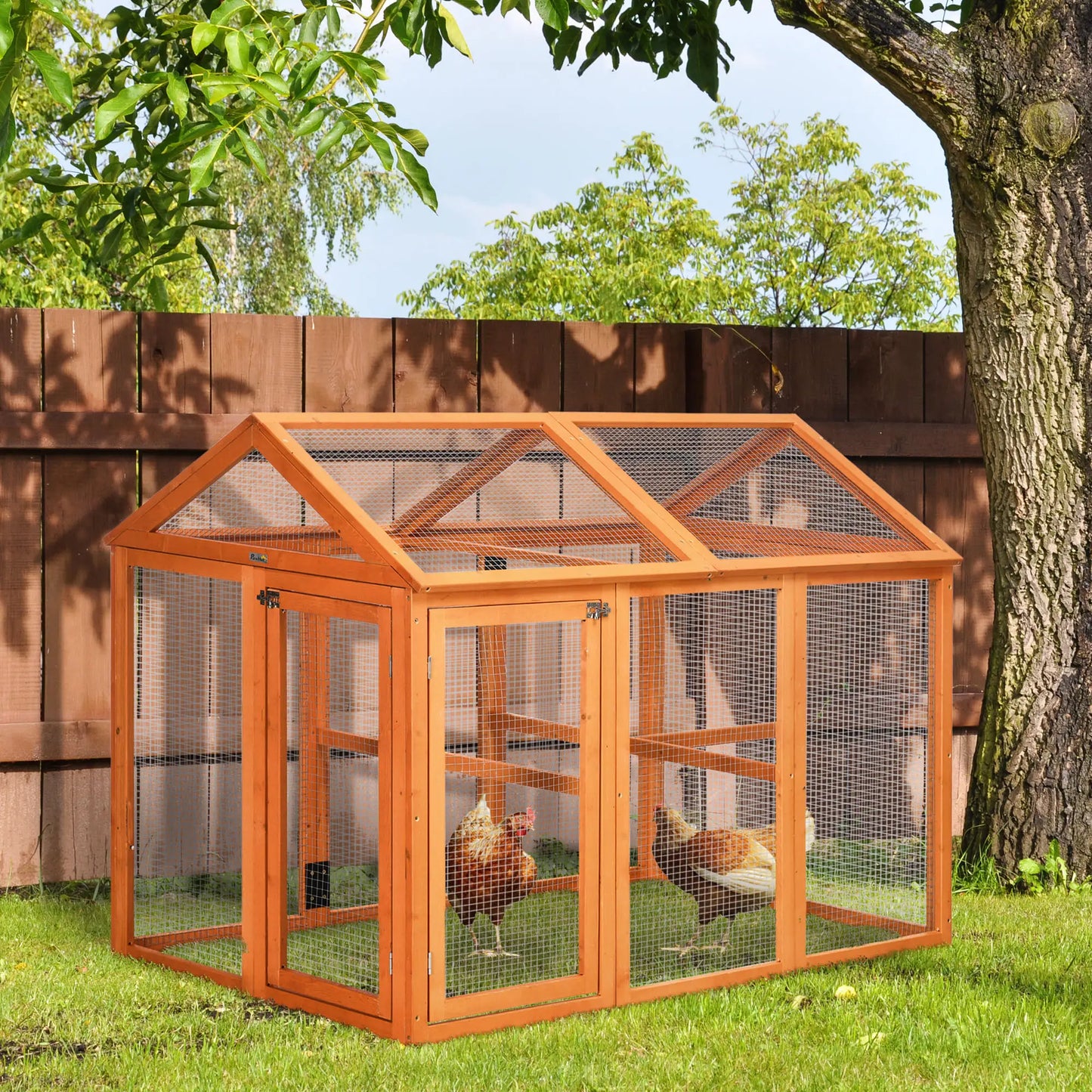 Poulailler 140 x 88,5 x 106 en bois de sapin