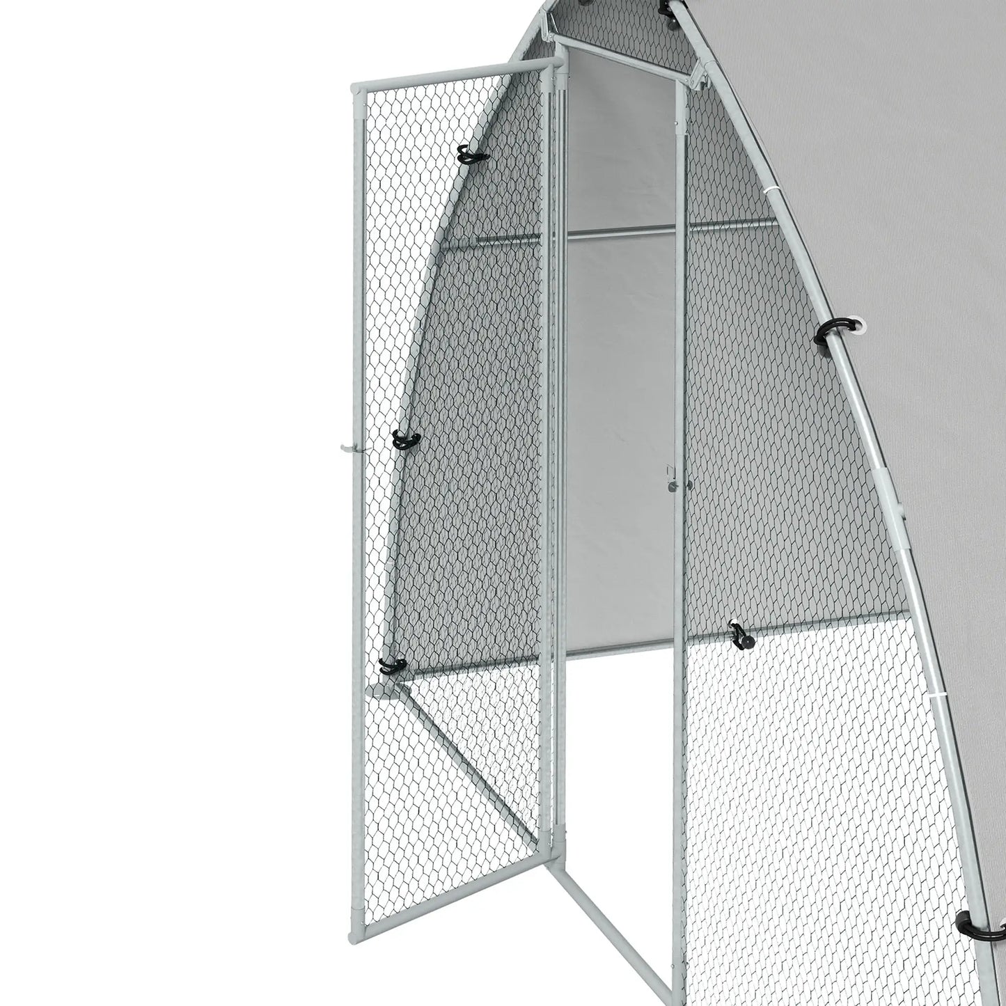 Volière 5,75m² avec toit anti-UV