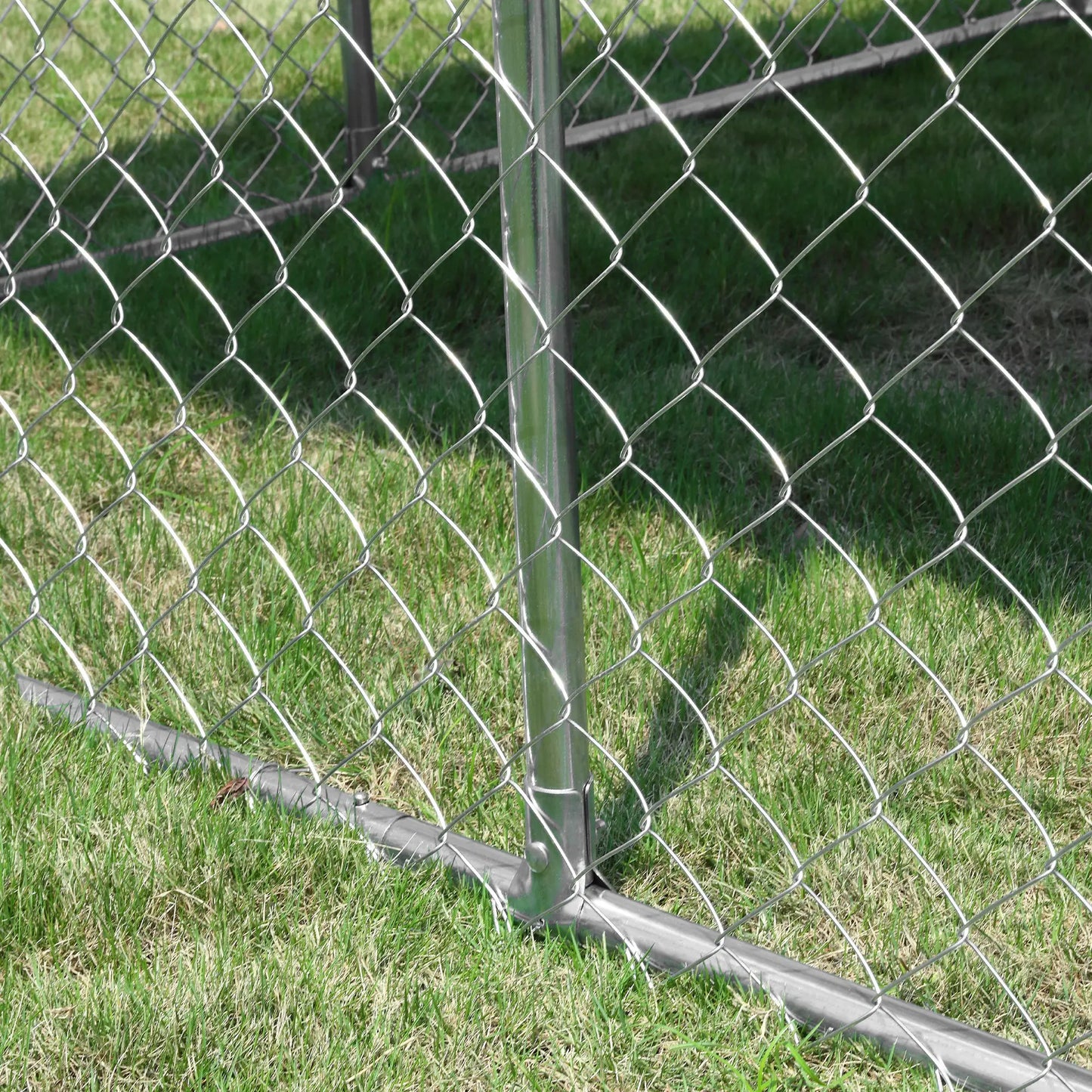 Chenil extérieur pour chien en acier galvanisé