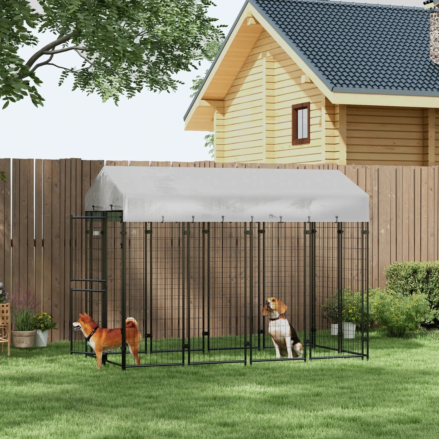 Chenil d'extérieur pour grand chien