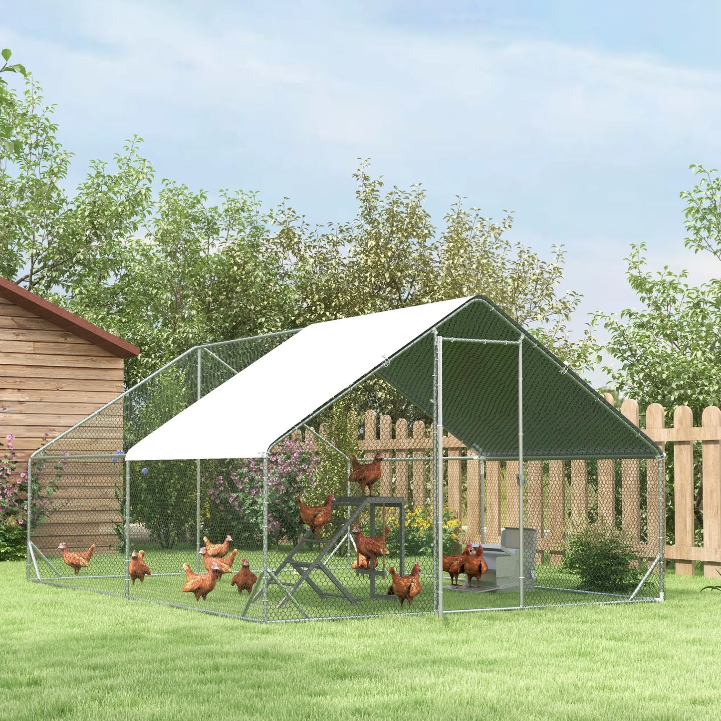Volière 12 m² en acier