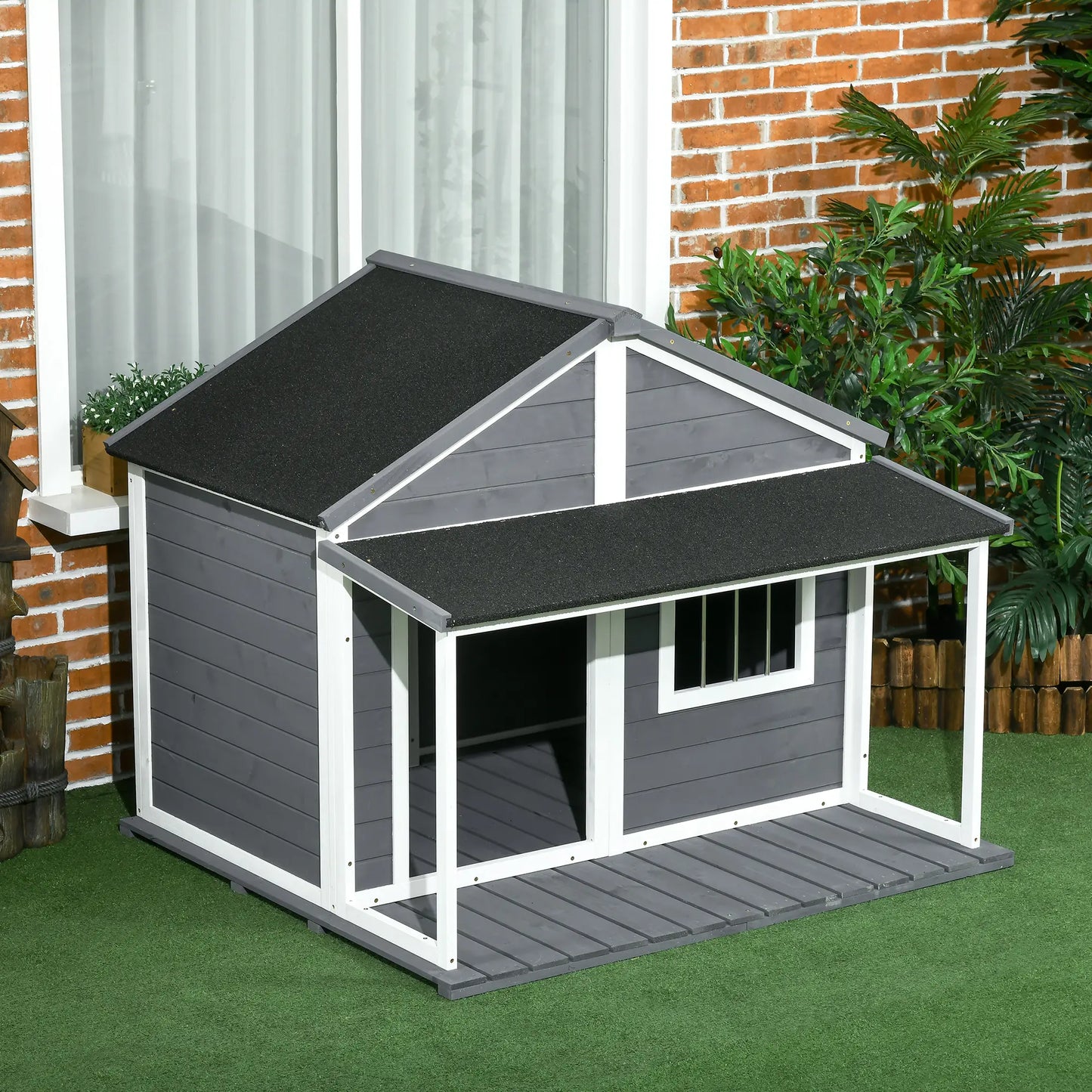 Niche pour chien en bois de sapin