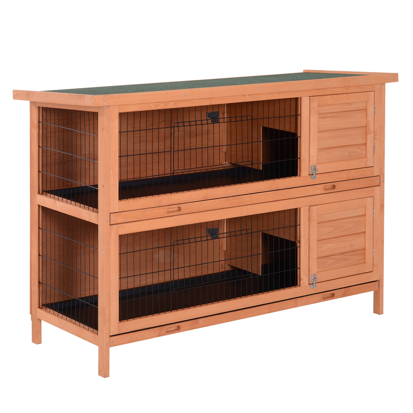 Clapier pour lapins & rongeurs en bois de pin