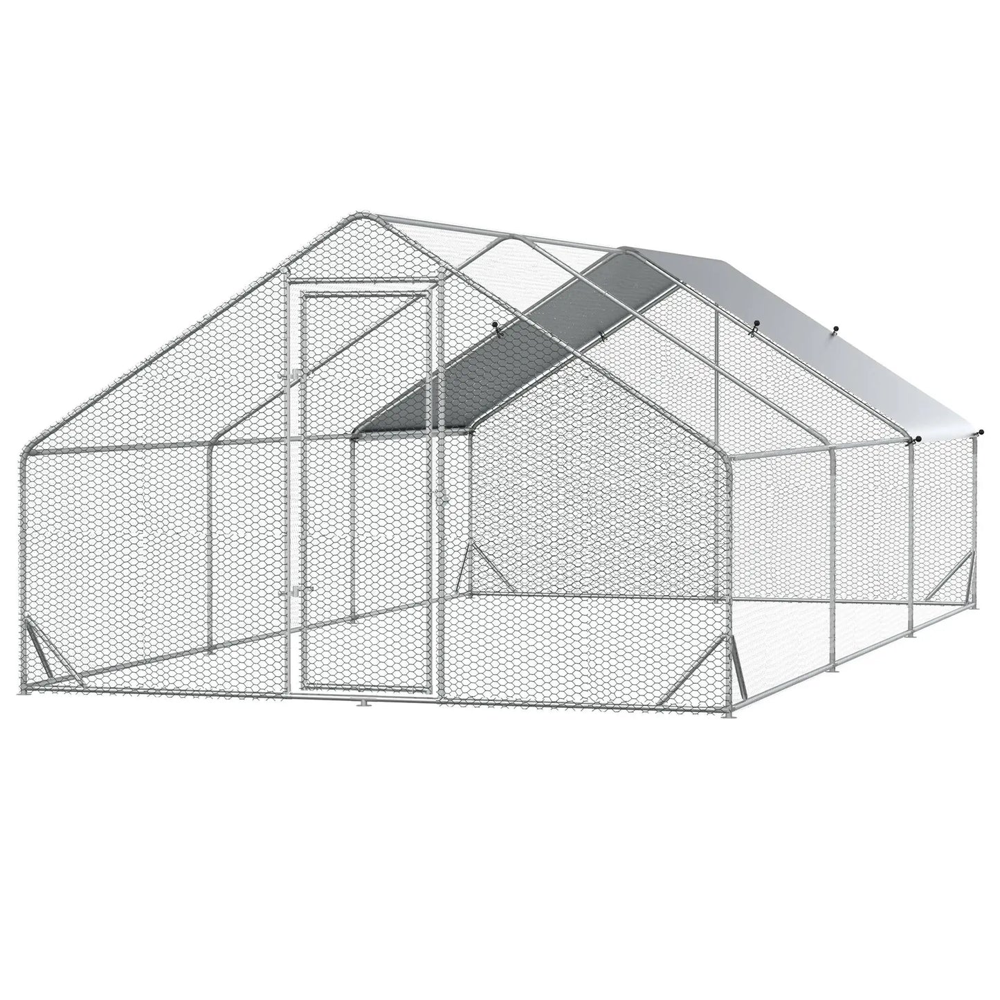 Volière 18 m² en acier