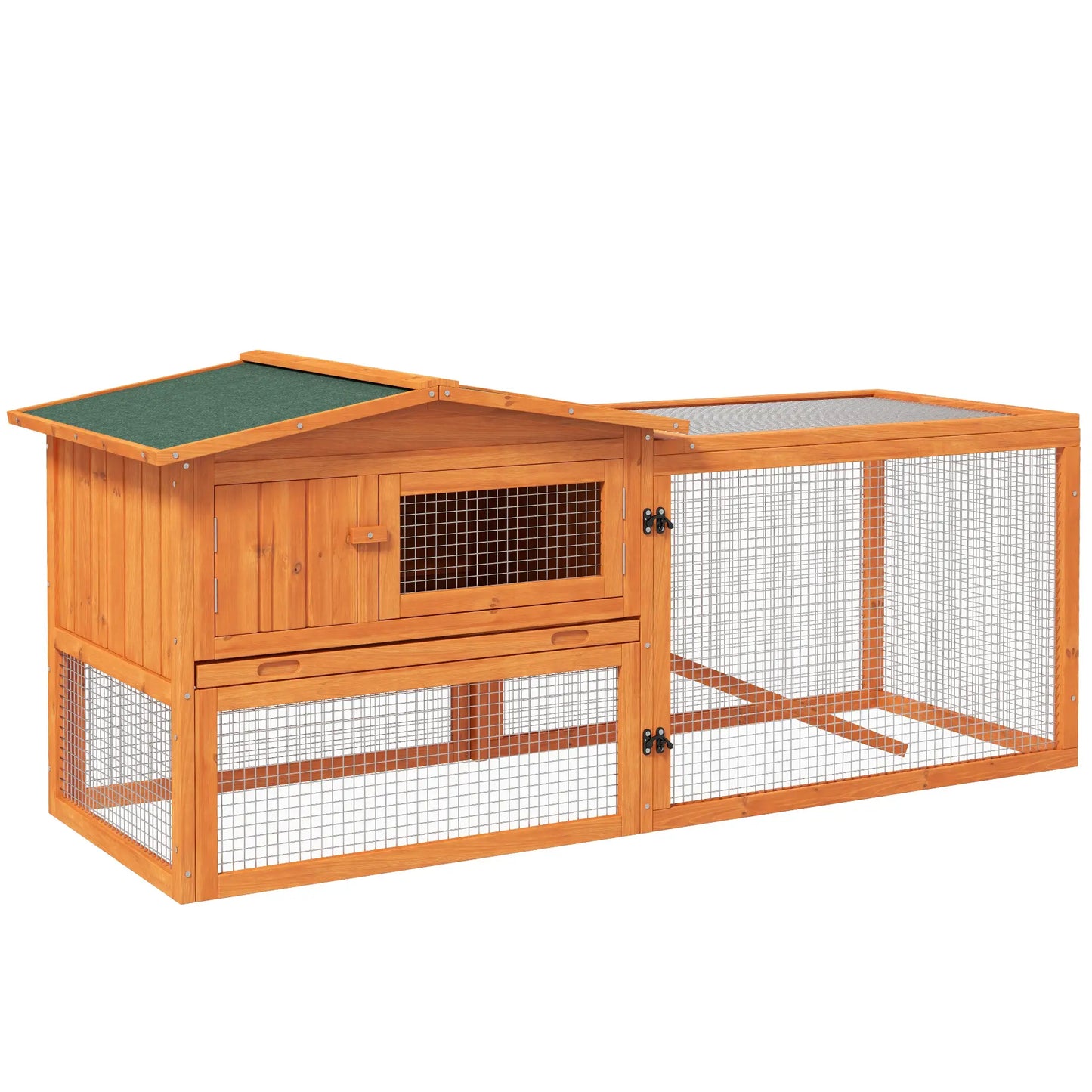 Clapier pour lapins & rongeurs en bois de pin