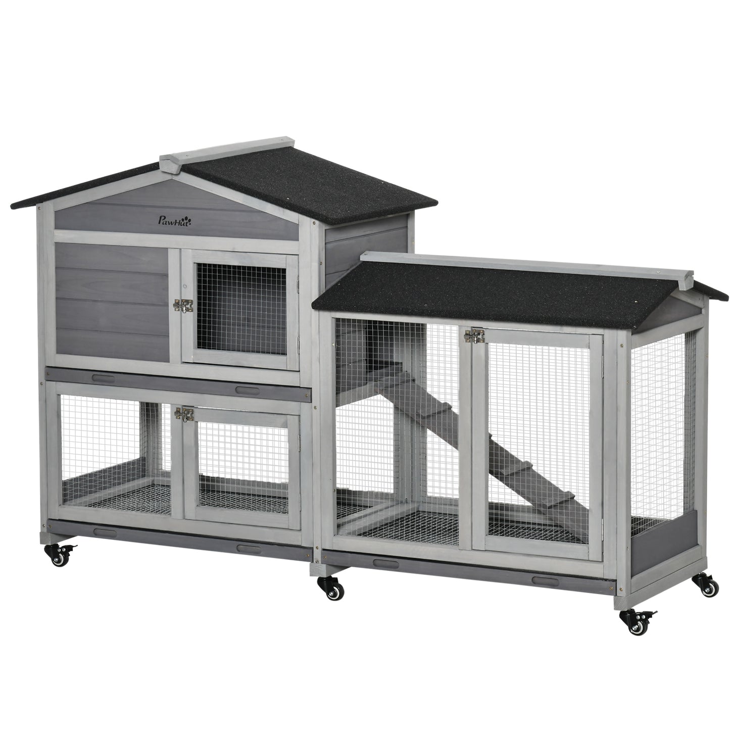 Clapier pour lapins & rongeurs en bois de sapin