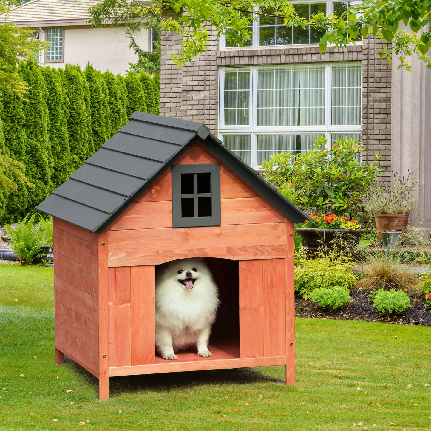 Niche pour Chiens en Bois d'épicéa