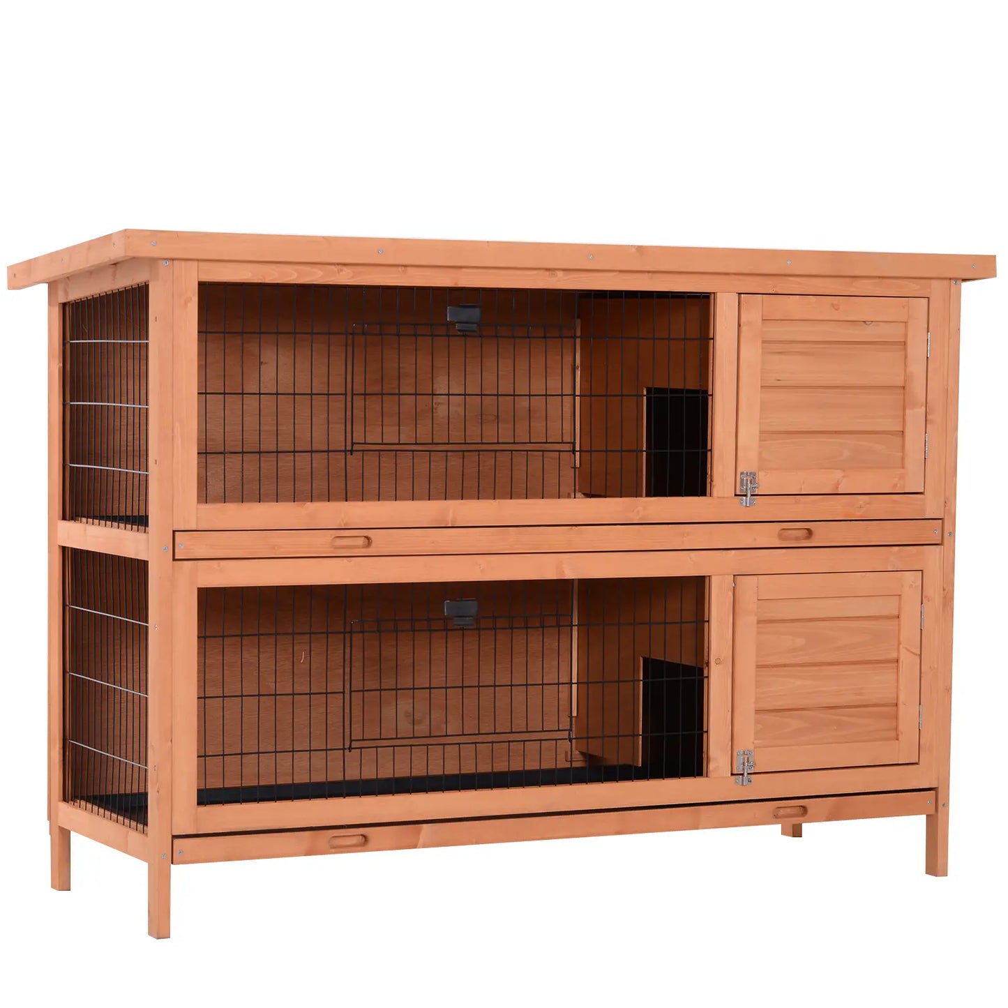 Clapier pour lapins & rongeurs en bois de pin