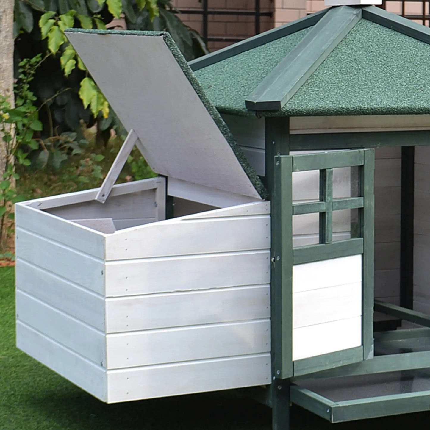 Poulailler cottage multi-équipement en bois de pin