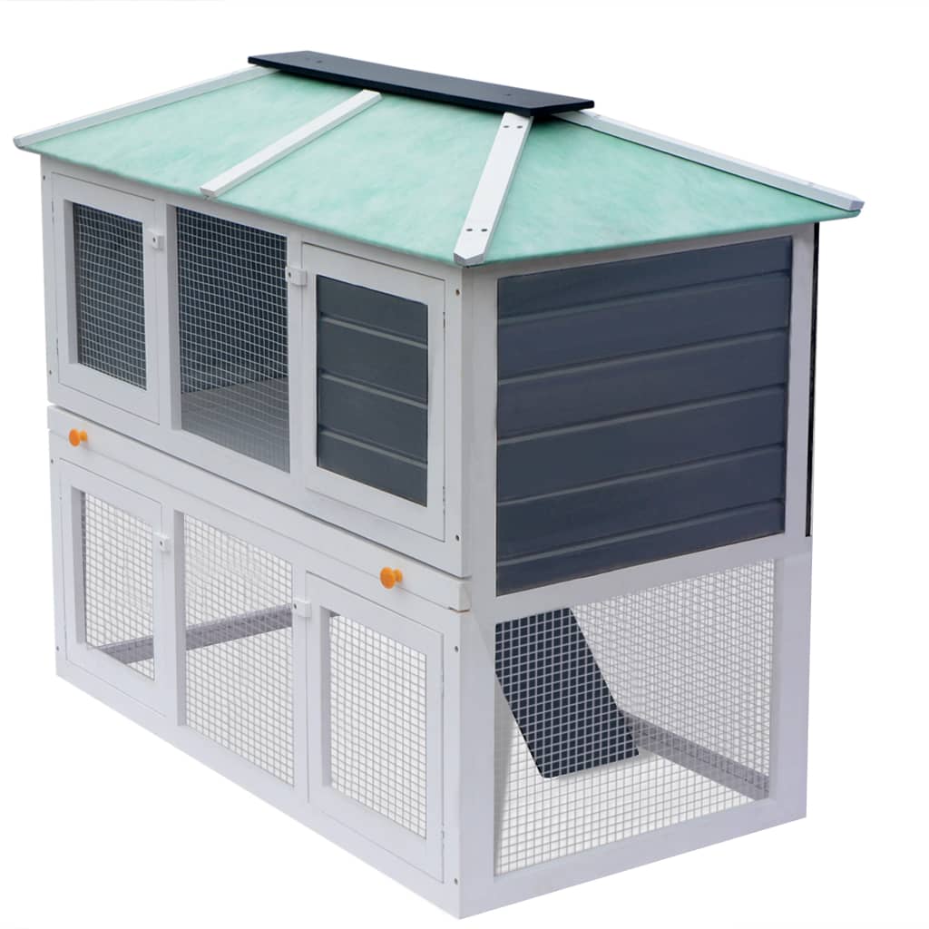 Clapier pour lapins & rongeurs en Bois de sapin