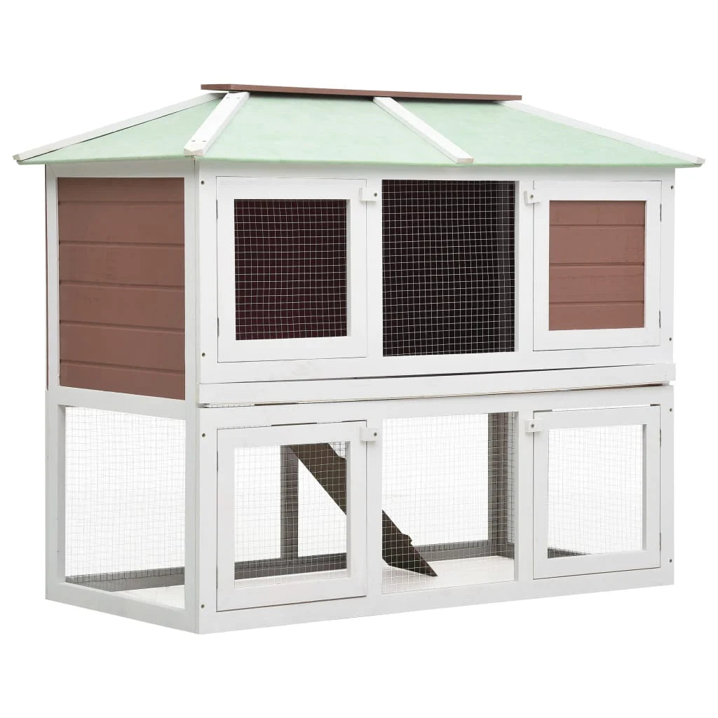 Clapier pour lapins & rongeurs en Bois de sapin