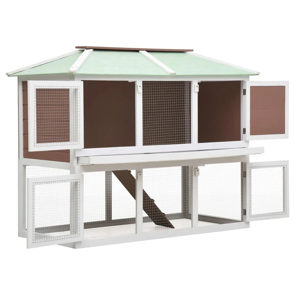 Clapier pour lapins & rongeurs en Bois de sapin