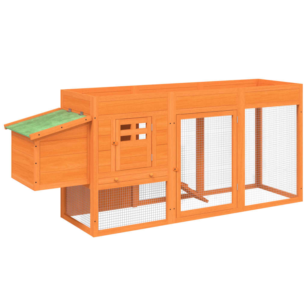 Poulailler en Bois avec Jardinière Intégrée