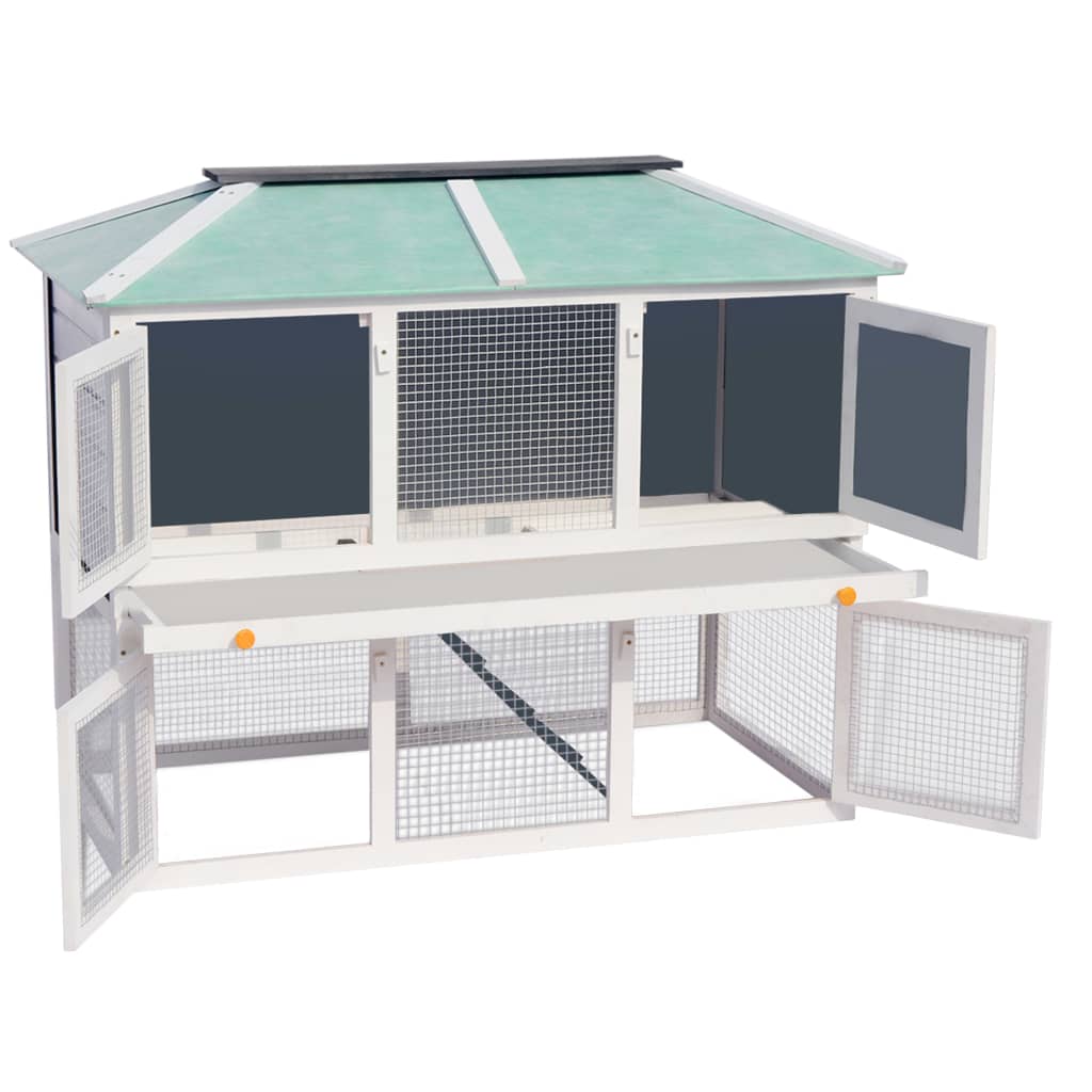 Clapier pour lapins & rongeurs en Bois de sapin