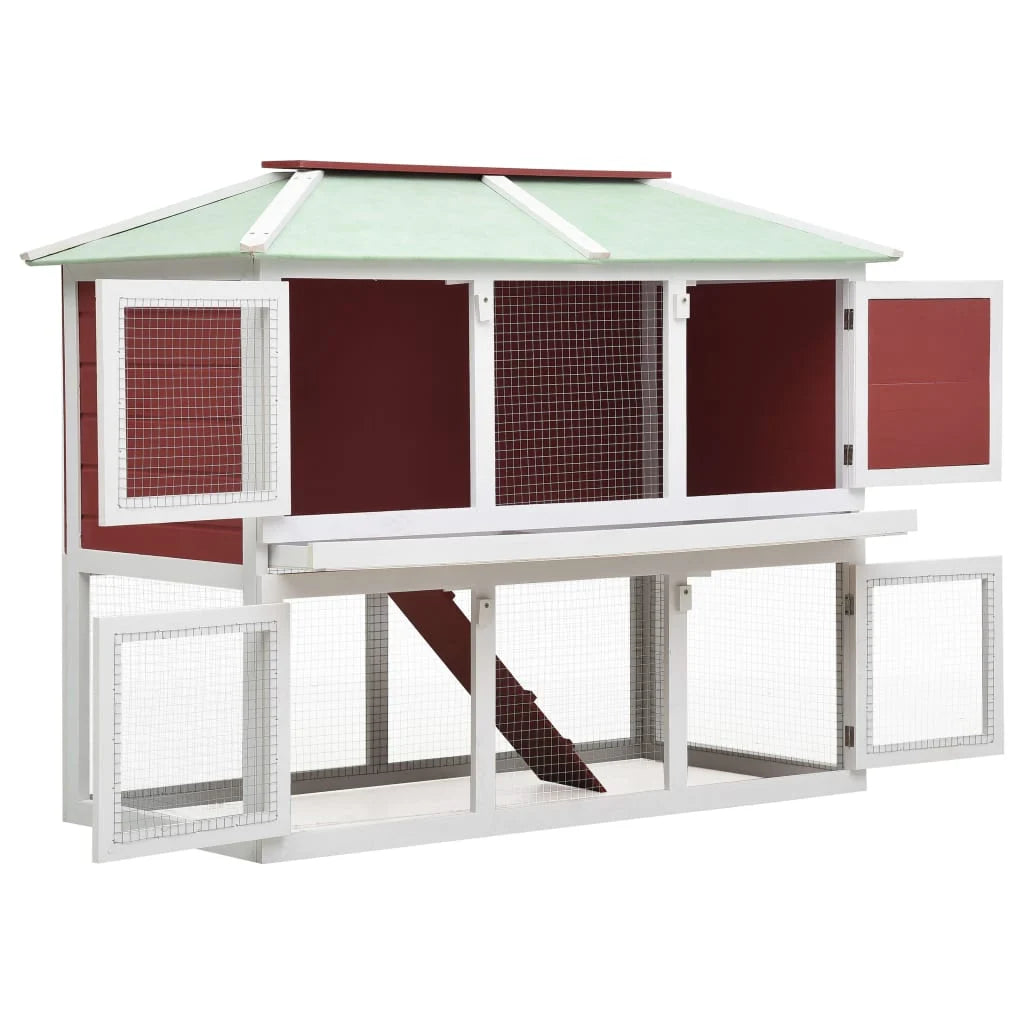 Clapier pour lapins & rongeurs en Bois de sapin