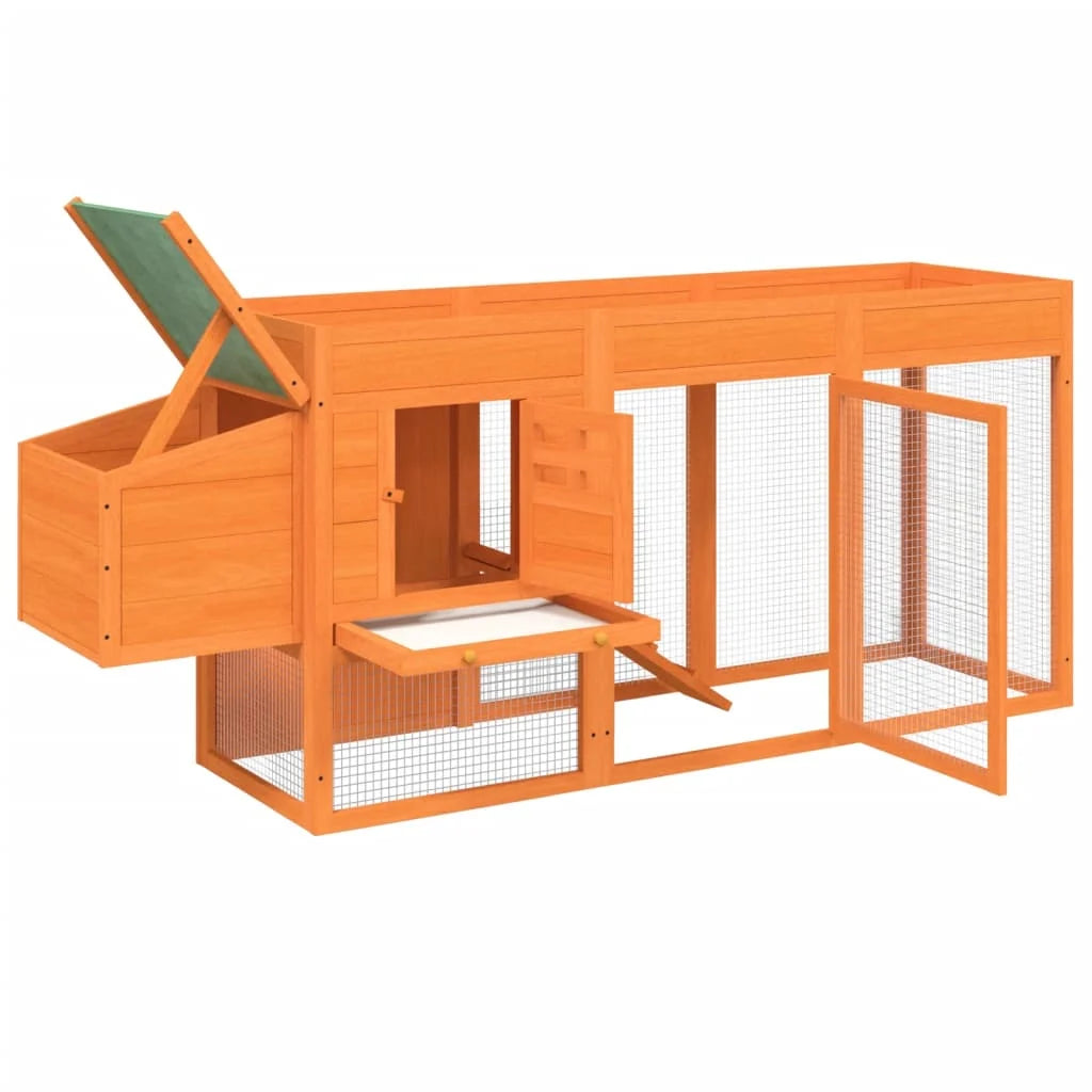 Poulailler en Bois avec Jardinière Intégrée
