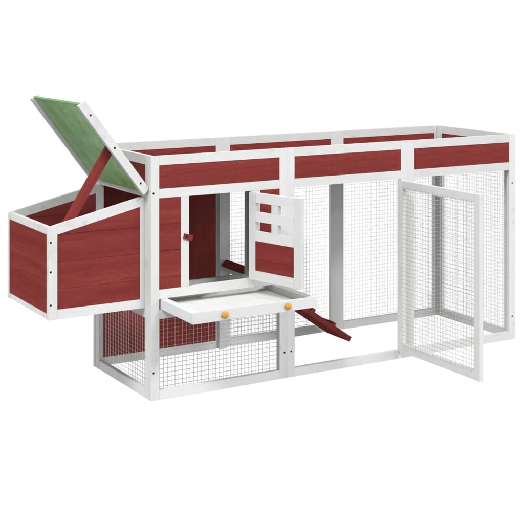 Poulailler en Bois avec Jardinière Intégrée