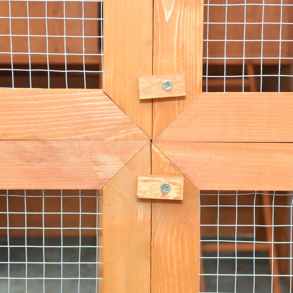 Poulailler XXL en Bois de pin