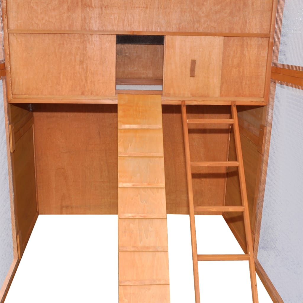 Poulailler XXL en Bois de pin