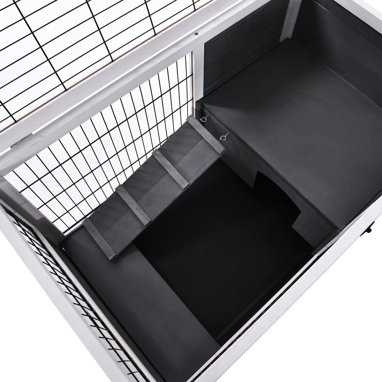 Clapier pour lapin & rongeurs sur roulettes