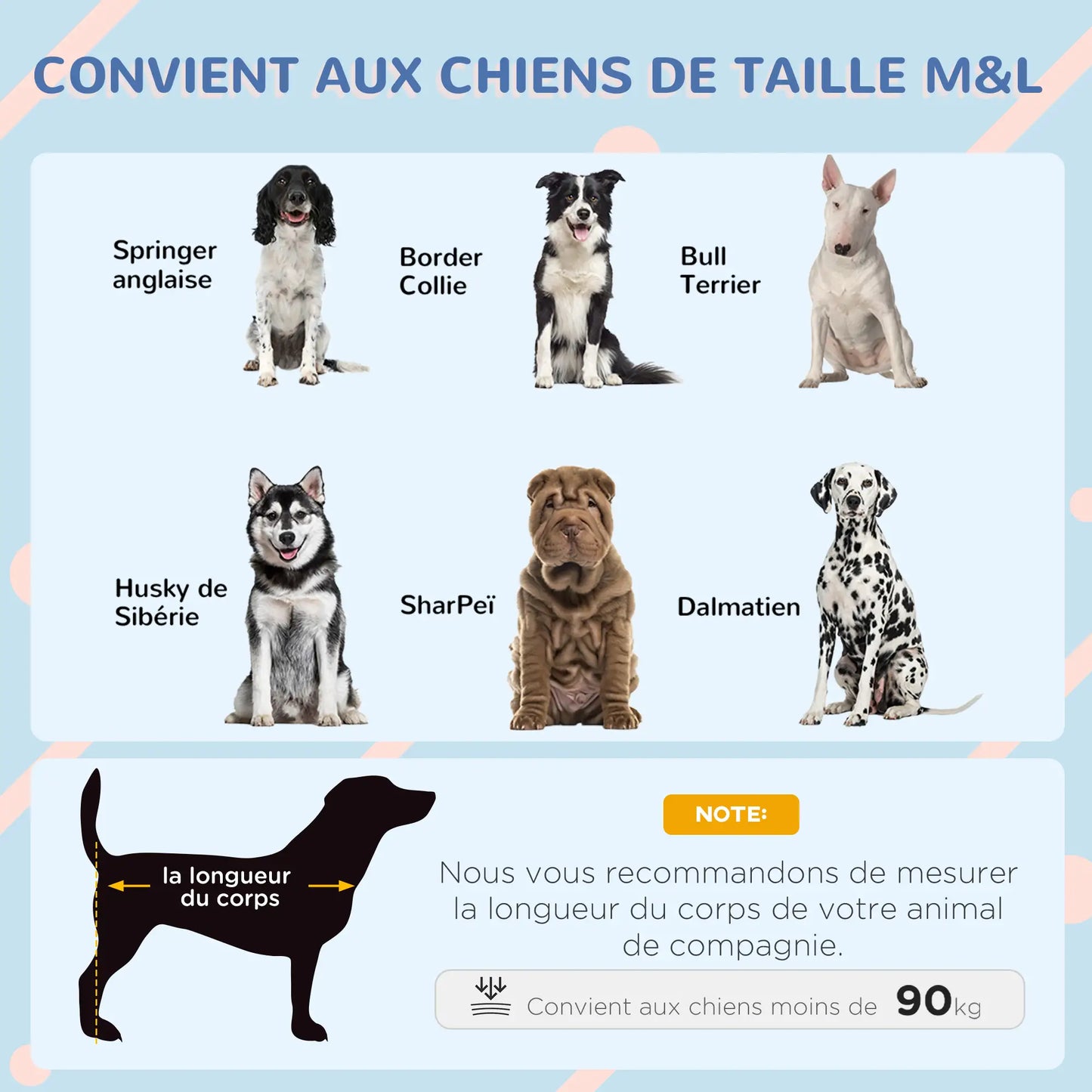 Niche pour chien extérieure en bois de sapin