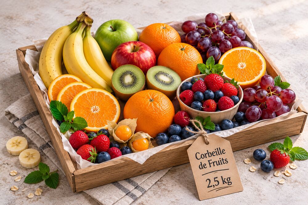 Corbeille de fruits Chez Cocotte