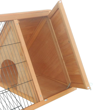 Clapier pour lapins & rongeurs en bois de sapin