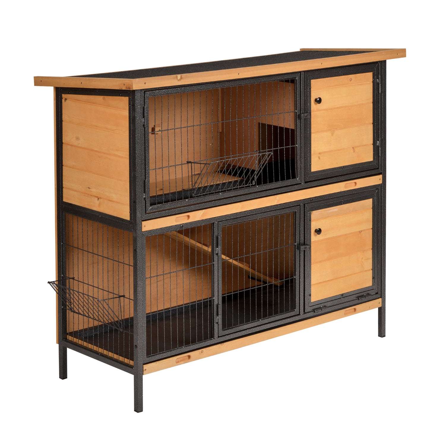 Clapier pour lapins & rongeurs en bois de sapin