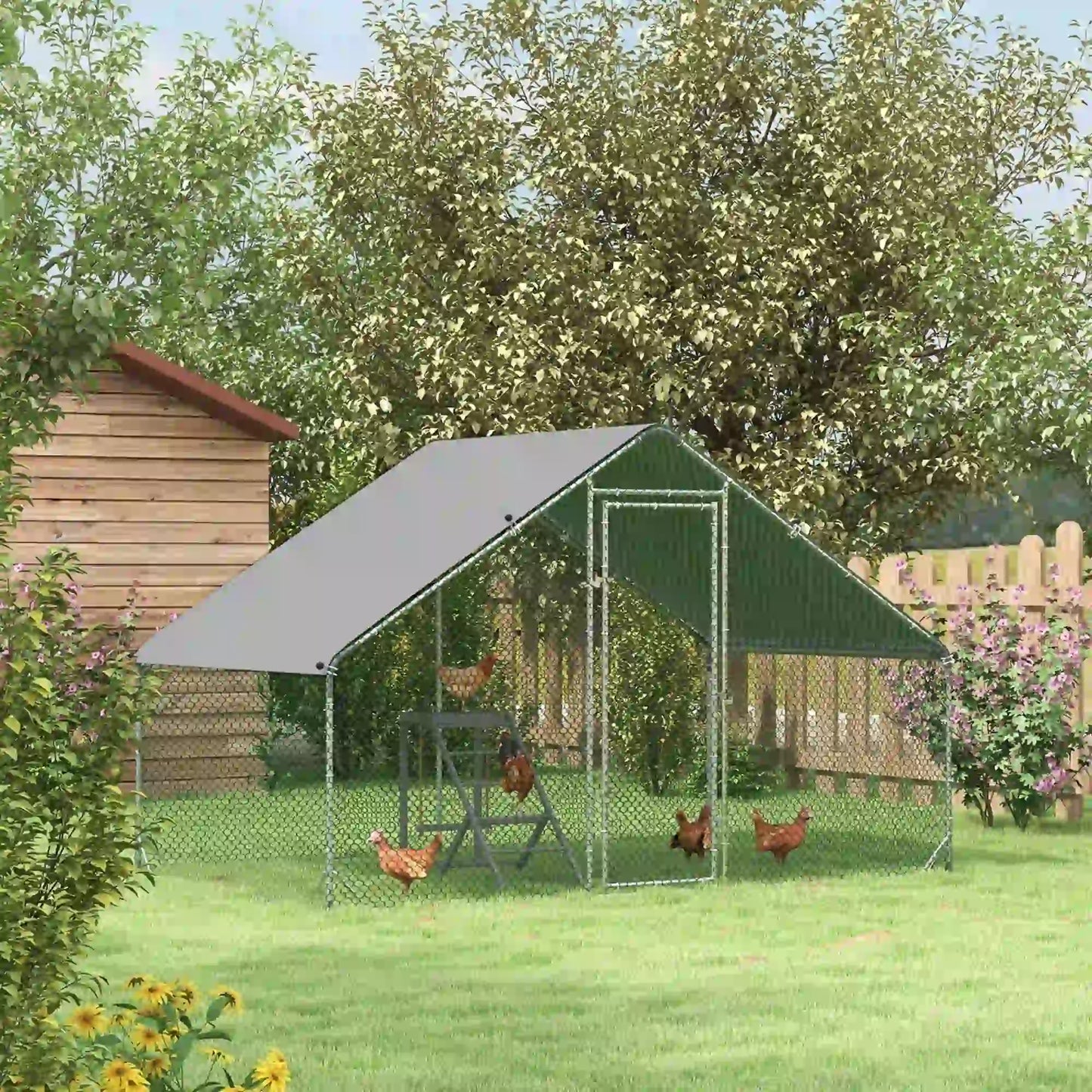 Volière 6 m² en acier