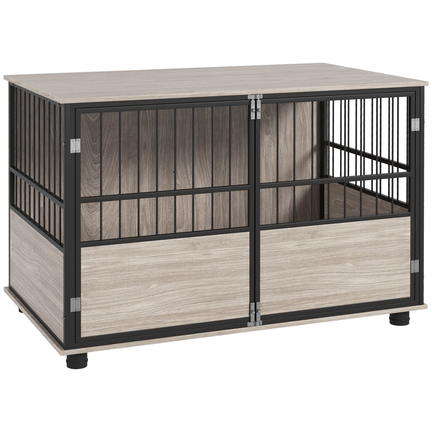 Cage pour chien en acier