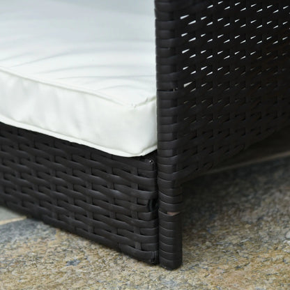 Maison pour Chien en Rotin avec Coussin