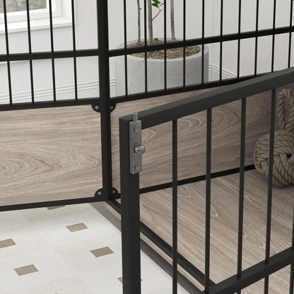 Cage pour chien en acier