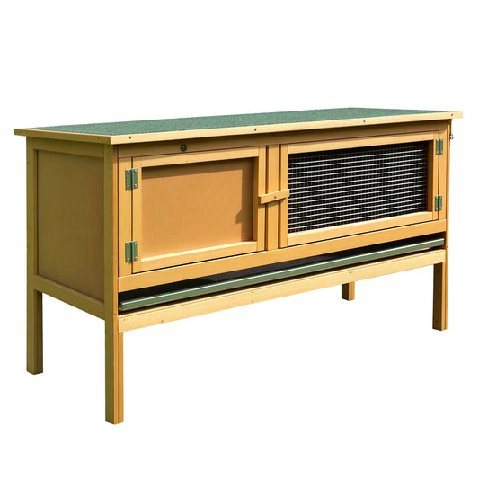 Clapier pour lapins & rongeurs en bois de sapin