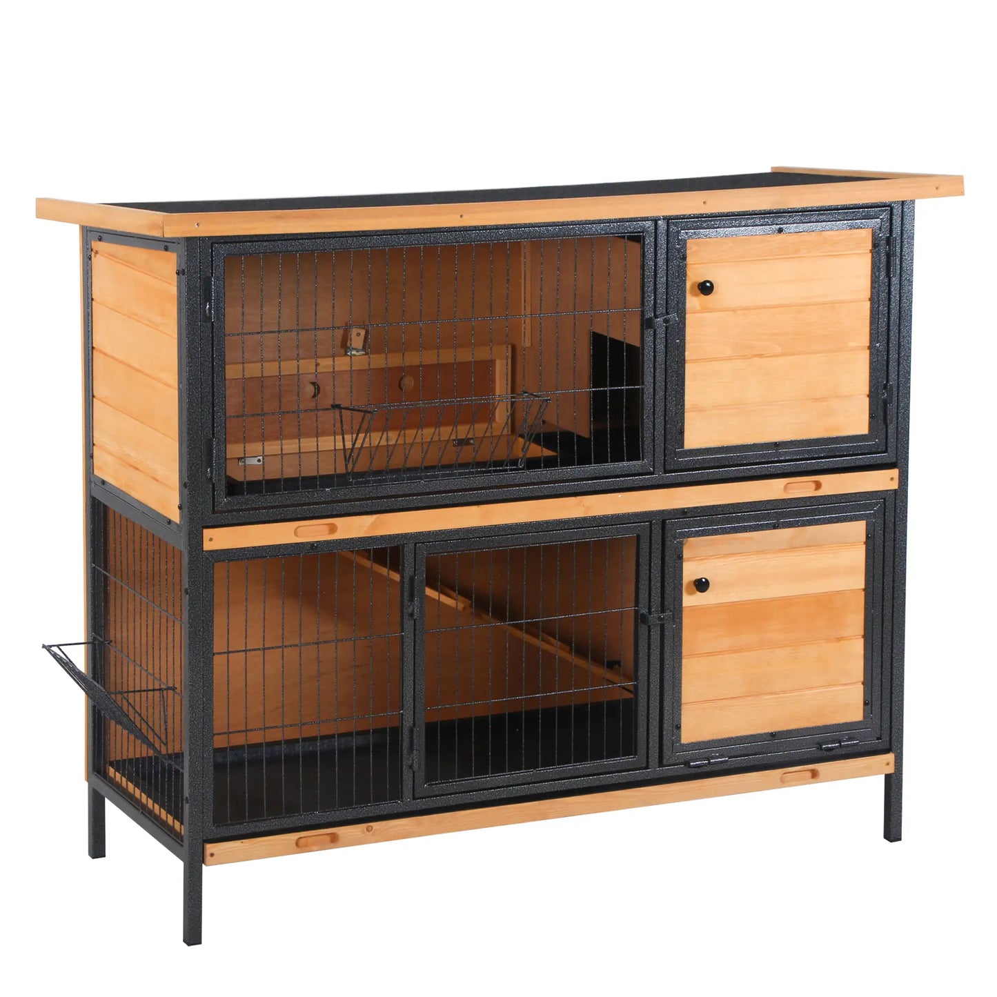 Clapier pour lapins & rongeurs en bois de sapin