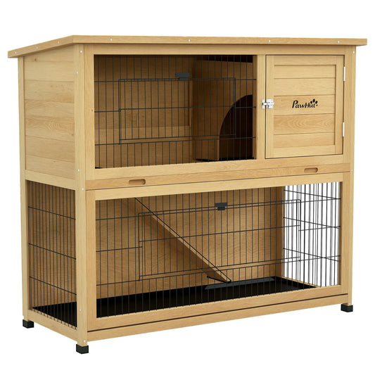 Clapier pour lapins & rongeurs en bois de sapin
