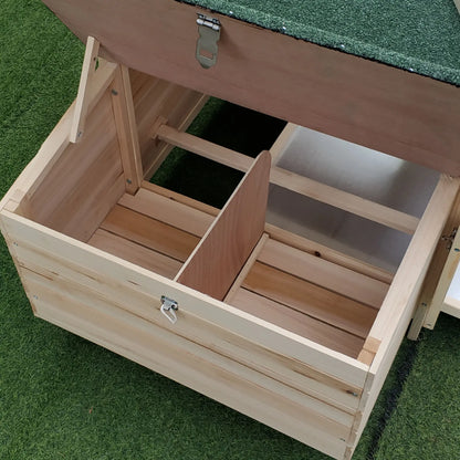 Poulailler cottage multi-équipement en  bois de pin