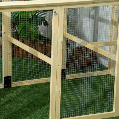 Poulailler 140 x 88,5 x 106 en bois de sapin