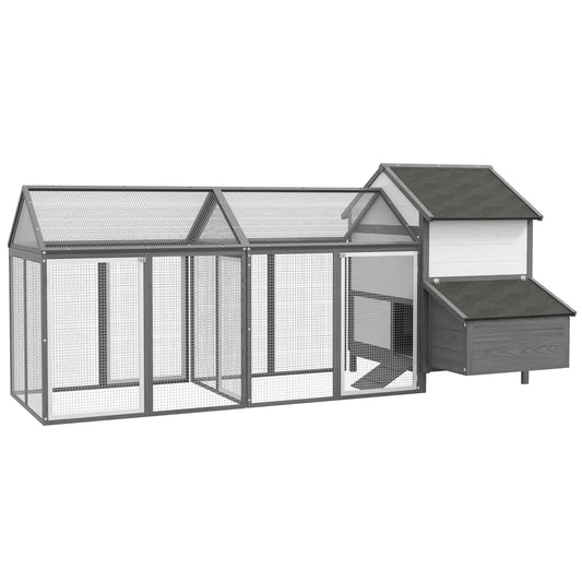 Poulailler en bois avec 2 enclos modulables