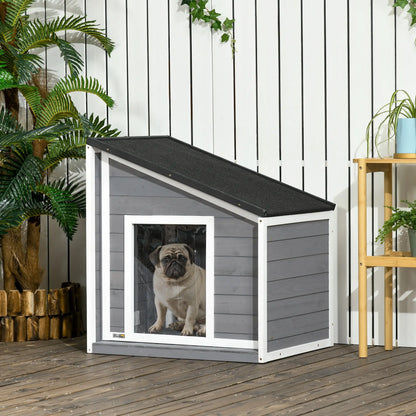 Niche pour Chien en Bois de pin Massif