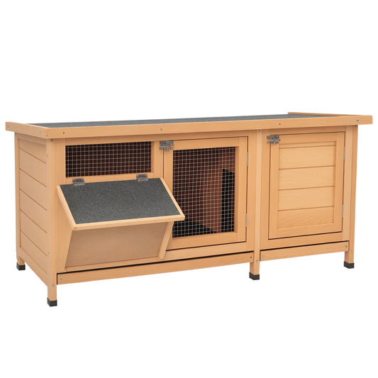 Clapier pour lapins & rongeurs en bois de sapin