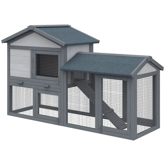 Clapier pour lapins & rongeurs en bois de pin