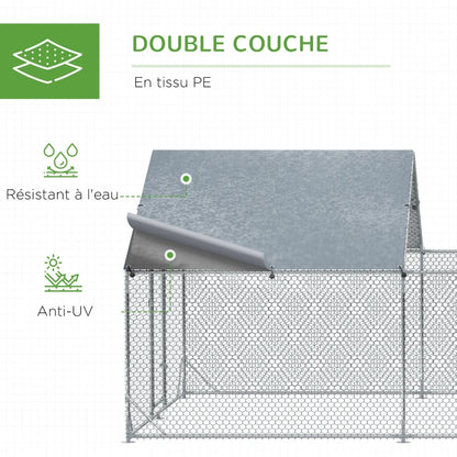 Volière 18 m² en acier