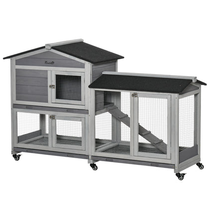 Clapier pour lapins & rongeurs en bois de sapin