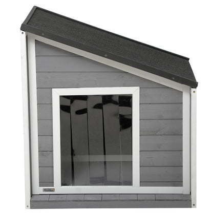 Niche pour Chien en Bois de pin Massif
