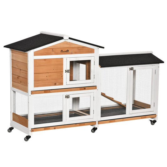 Clapier pour lapins & rongeurs en bois de sapin